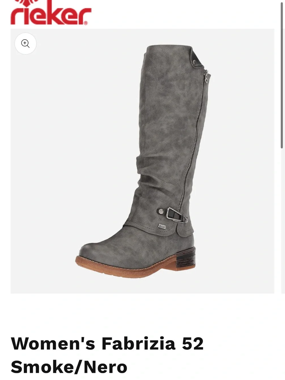 Women's Fabrizia 52 Smoke/Nero boots